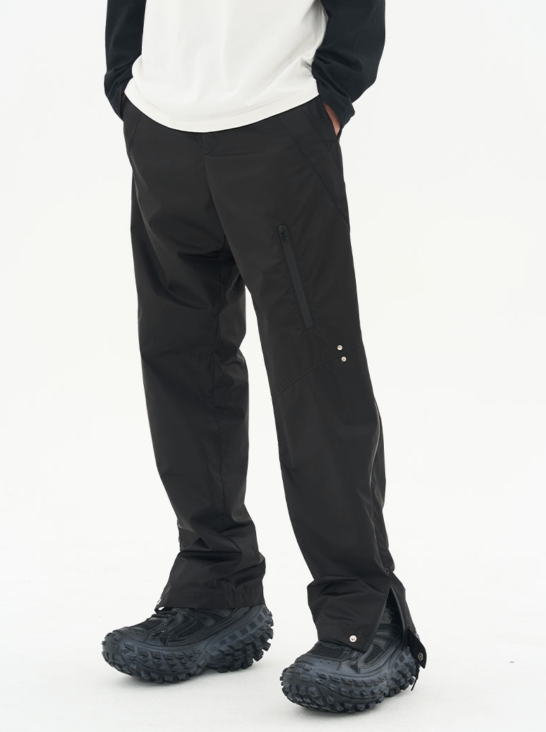 Harsh and Cruel 3D Functional Deconstruction Zipper Windproof Trousers