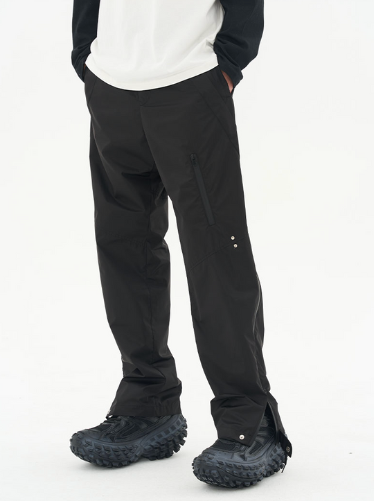 Harsh and Cruel 3D Functional Deconstruction Zipper Windproof Trousers