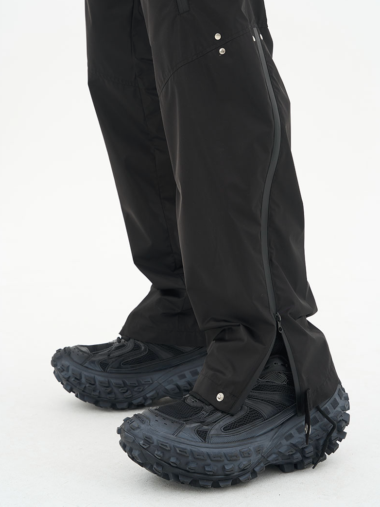 Harsh and Cruel 3D Functional Deconstruction Zipper Windproof Trousers