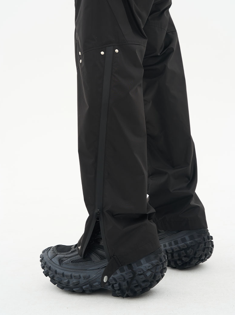 Harsh and Cruel 3D Functional Deconstruction Zipper Windproof Trousers