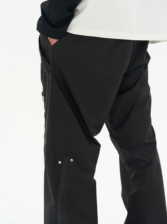 Harsh and Cruel 3D Functional Deconstruction Zipper Windproof Trousers
