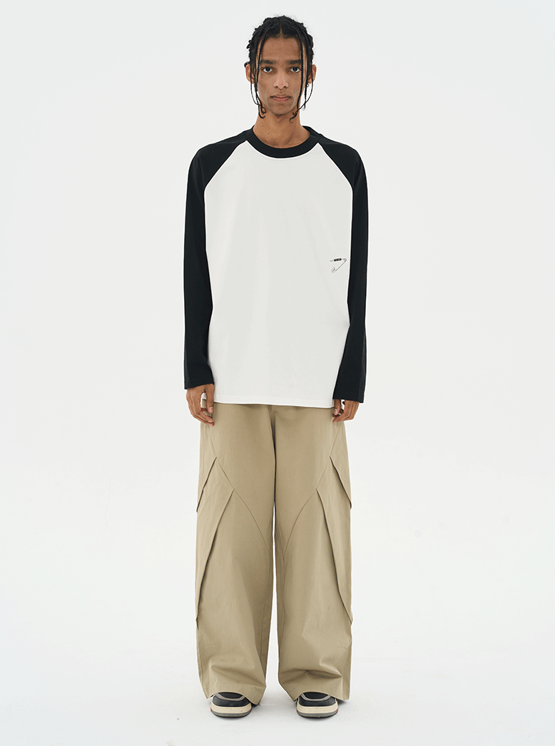 Harsh and Cruel Pleated Wide Loose Trousers