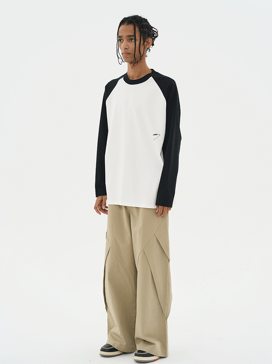 Harsh and Cruel Pleated Wide Loose Trousers
