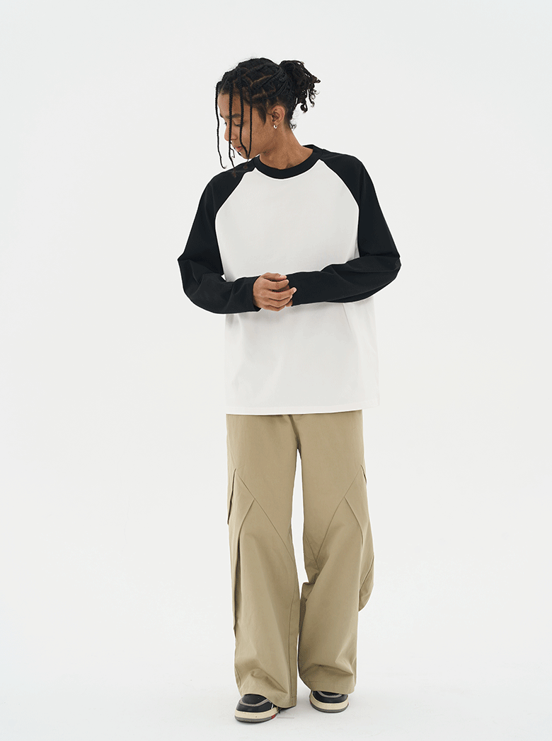 Harsh and Cruel Pleated Wide Loose Trousers