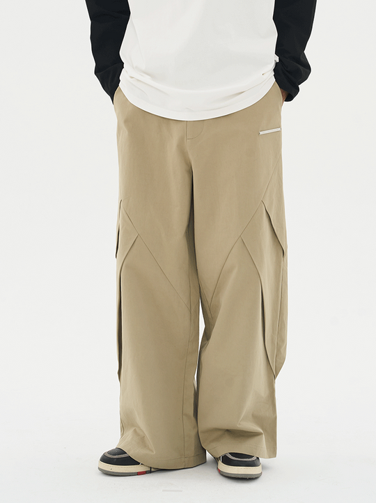 Harsh and Cruel Pleated Wide Loose Trousers