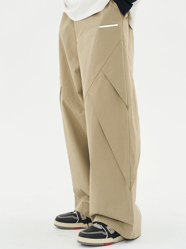 Harsh and Cruel Pleated Wide Loose Trousers