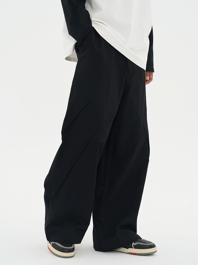 Harsh and Cruel Pleated Wide Loose Trousers