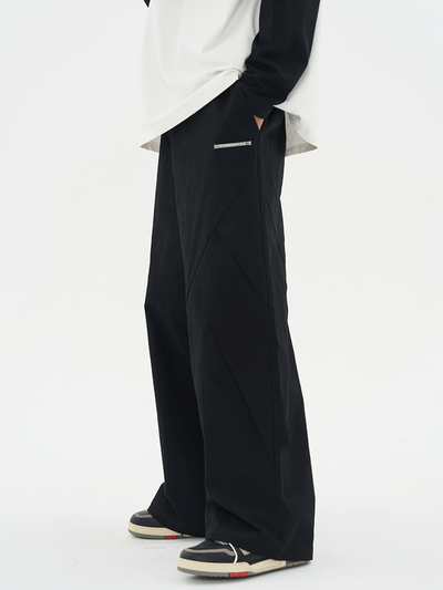 Harsh and Cruel Pleated Wide Loose Trousers