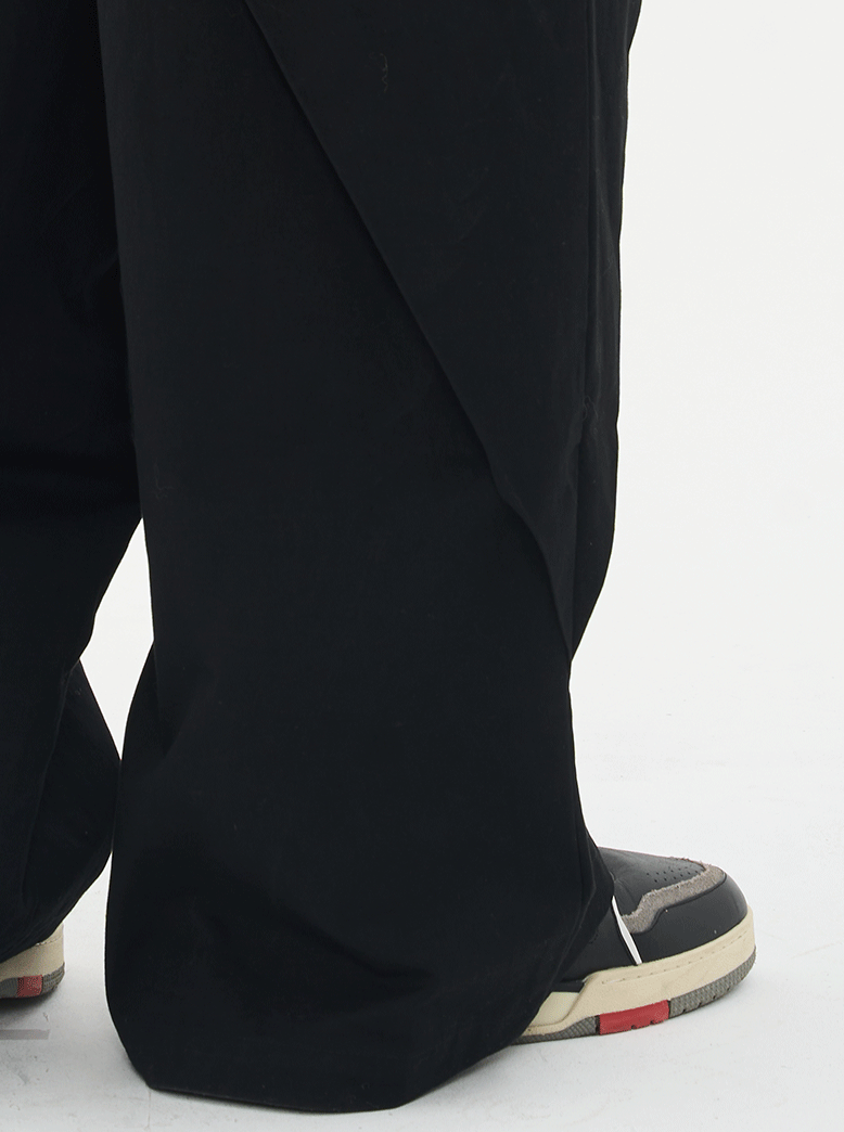 Harsh and Cruel Pleated Wide Loose Trousers