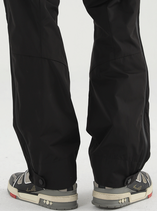 Harsh and Cruel Nylon Logo Flared Trousers