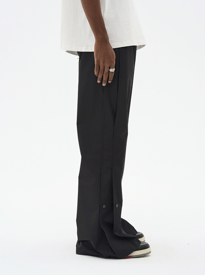 Harsh and Cruel Wide Leg Buttons Flared Trousers