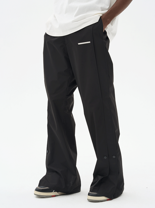 Harsh and Cruel Wide Leg Buttons Flared Trousers