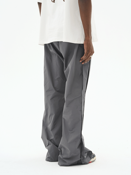 Harsh and Cruel Wide Leg Buttons Flared Trousers