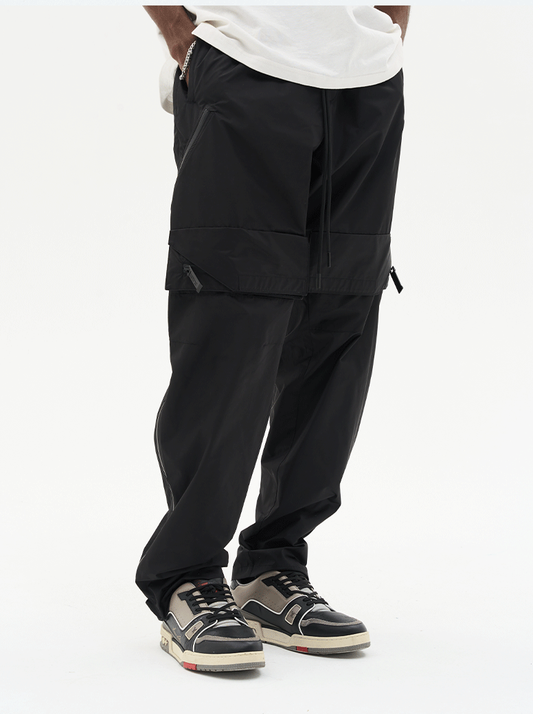 Harsh and Cruel Functional Pockets Casual Trousers