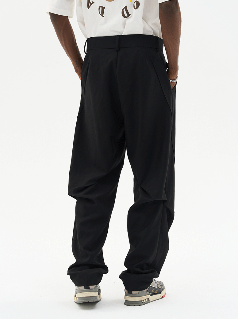 Harsh and Cruel Deconstructed Draped Trousers