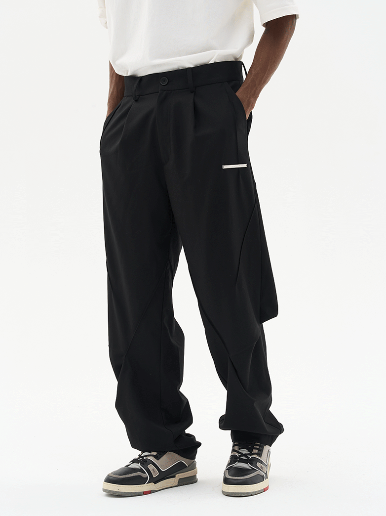 Harsh and Cruel Deconstructed Draped Trousers