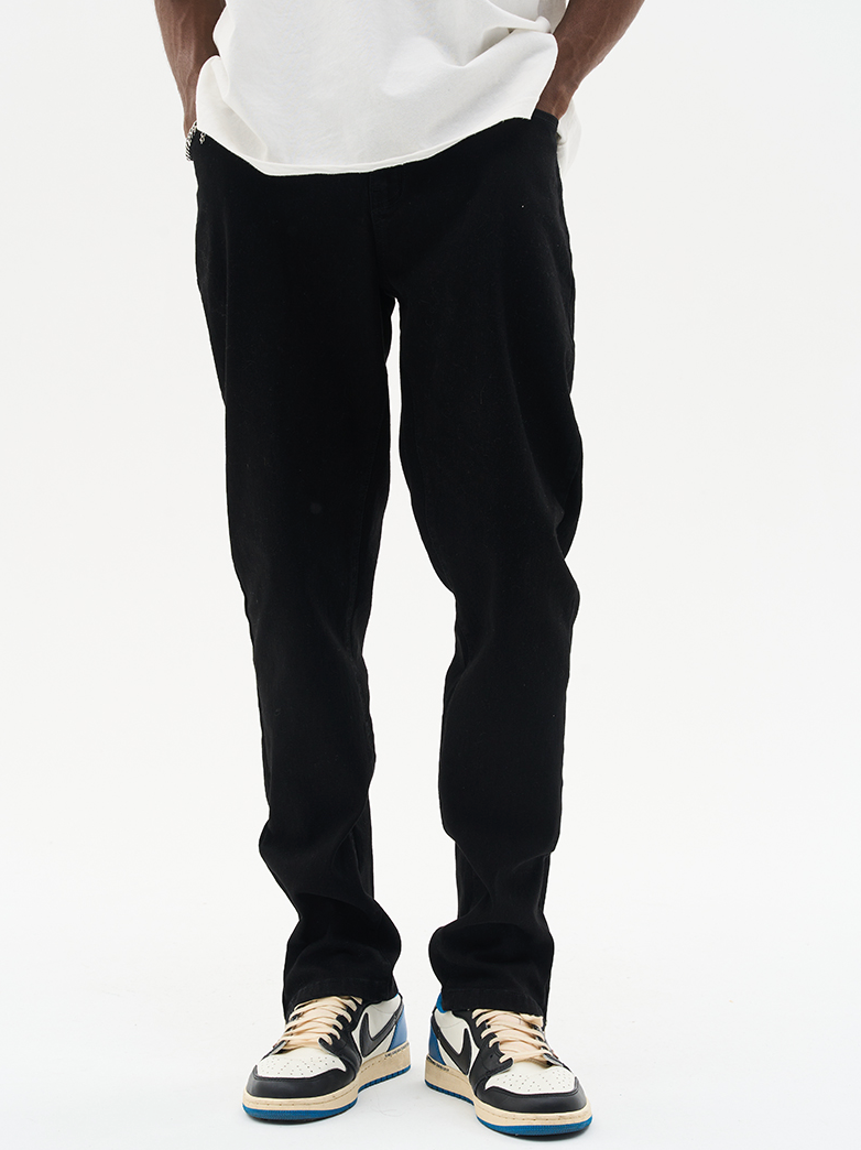 Harsh and Cruel Casual Zipper Flared Denim