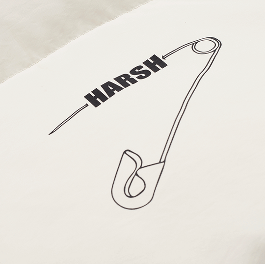 Harsh and Cruel Logo Colorblock Padded Jacket