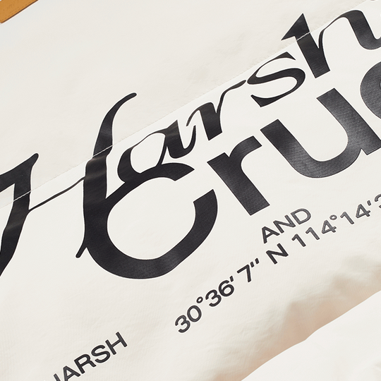 Harsh and Cruel Logo Colorblock Padded Jacket