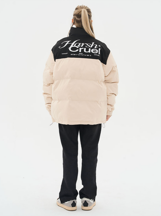 Harsh and Cruel Logo Basic Padded Jacket