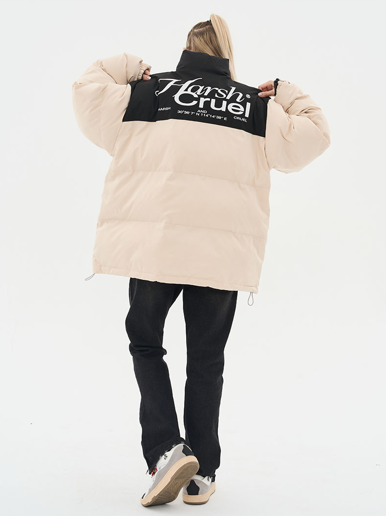 Harsh and Cruel Logo Basic Padded Jacket