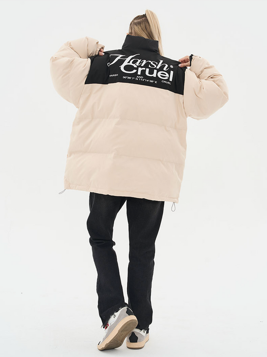 Harsh and Cruel Logo Basic Padded Jacket
