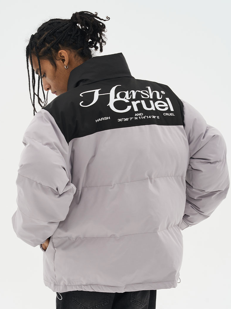 Harsh and Cruel Logo Basic Padded Jacket
