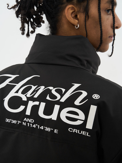 Harsh and Cruel Logo Basic Padded Jacket