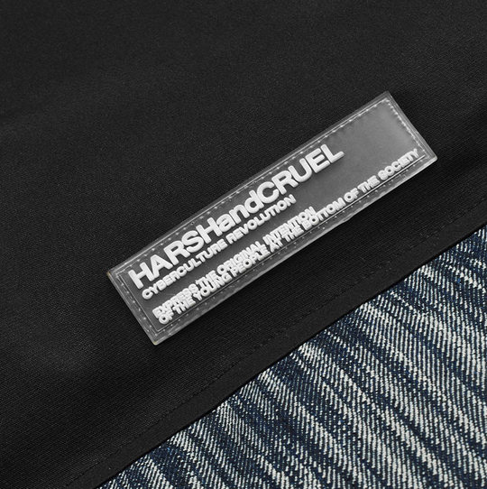 Harsh and Cruel Custom Denim Padded  jacket