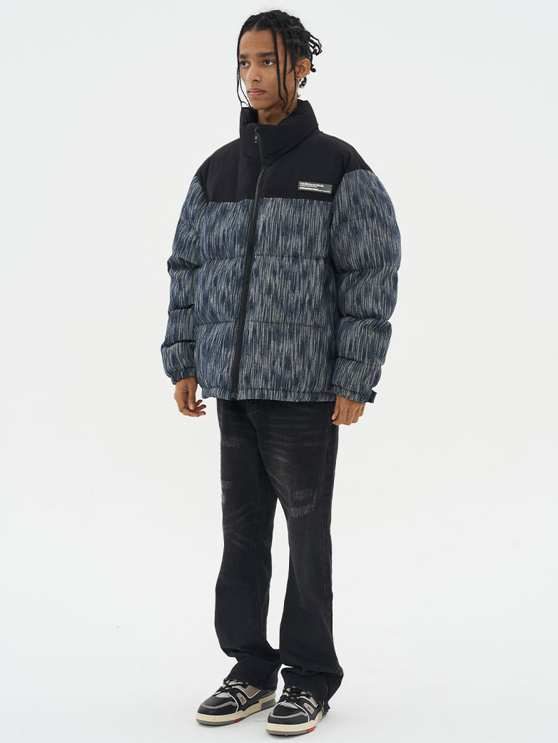 Harsh and Cruel Custom Denim Padded  jacket