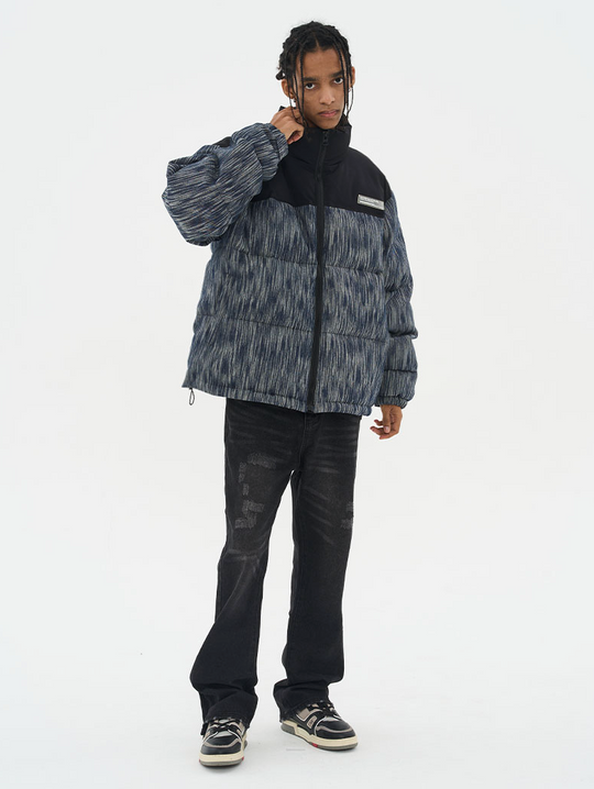 Harsh and Cruel Custom Denim Padded  jacket