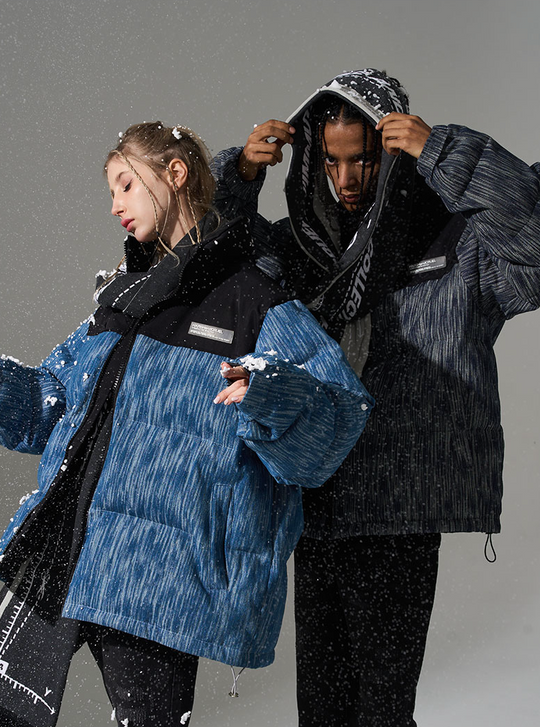 Harsh and Cruel Custom Denim Padded  jacket