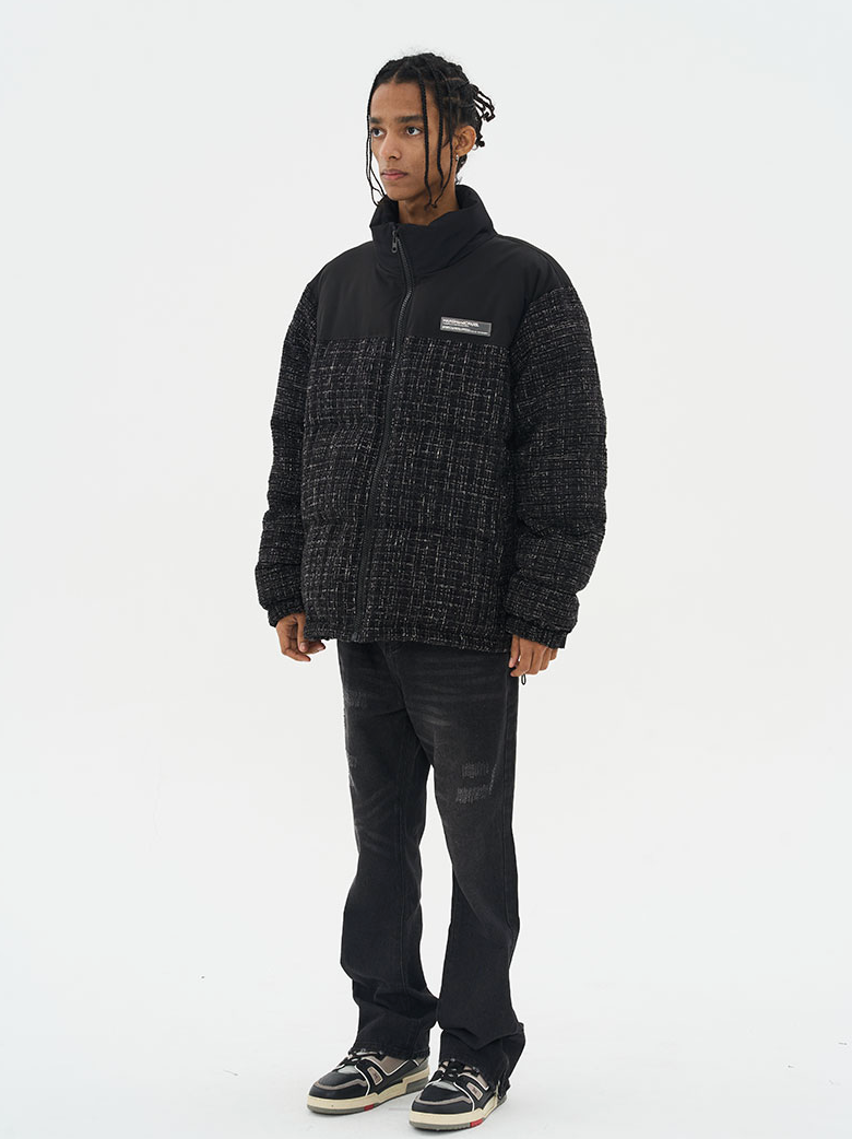 Harsh and Cruel Plaid Padded Jacket