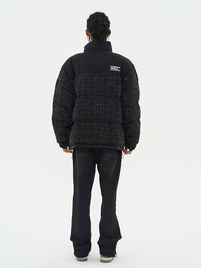 Harsh and Cruel Plaid Padded Jacket