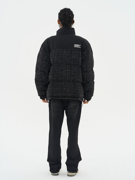 Harsh and Cruel Plaid Padded Jacket