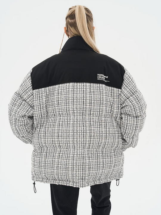 Harsh and Cruel Plaid Padded Jacket