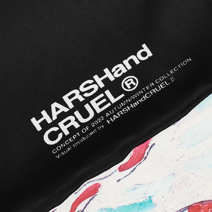 Harsh and Cruel Handpainted Divisionism Jacket