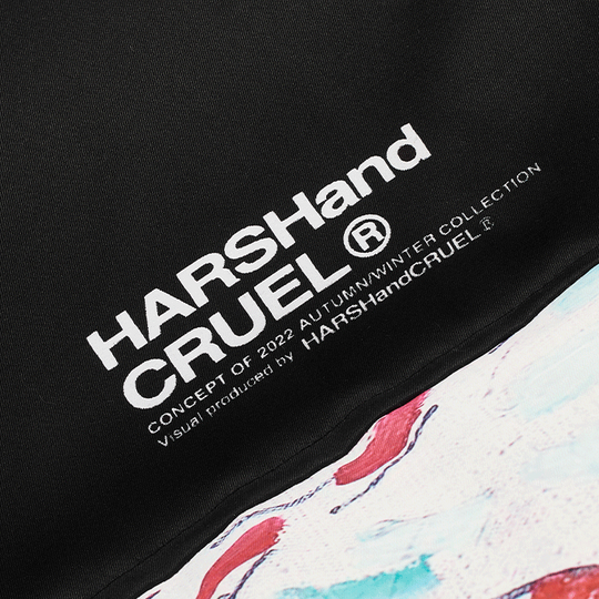 Harsh and Cruel Handpainted Divisionism Jacket