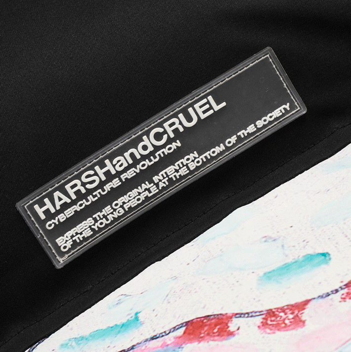 Harsh and Cruel Handpainted Divisionism Jacket