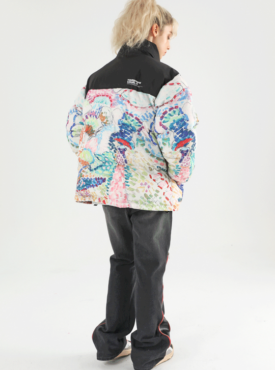Harsh and Cruel Handpainted Divisionism Jacket