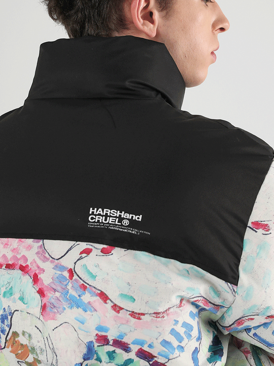 Harsh and Cruel Handpainted Divisionism Jacket