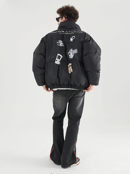 Harsh and Cruel Retro Nostalgia Printed Jacket