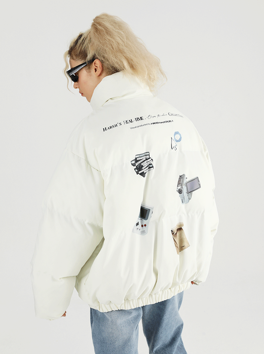 Harsh and Cruel Retro Nostalgia Printed Jacket