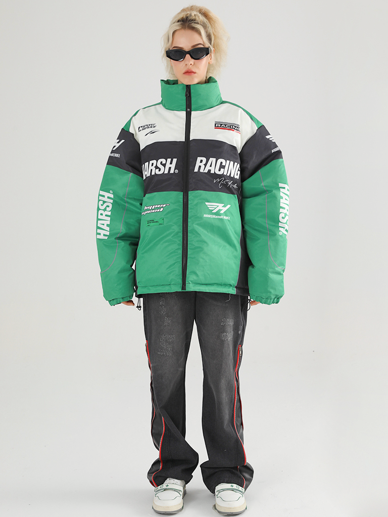 Harsh and Cruel Retro Motorcycle Racing Jacket
