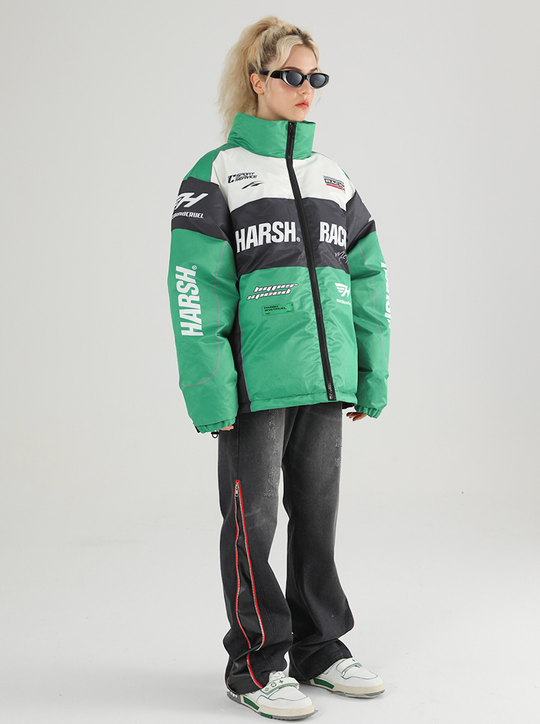 Harsh and Cruel Retro Motorcycle Racing Jacket