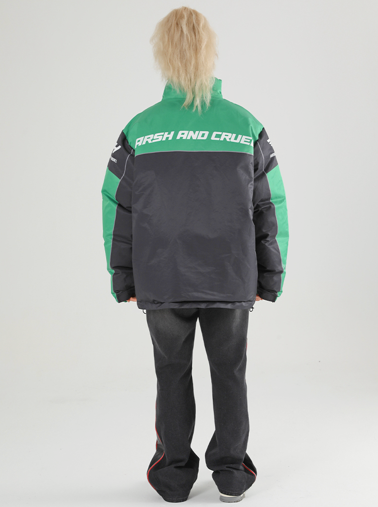 Harsh and Cruel Retro Motorcycle Racing Jacket