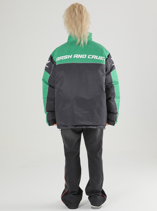 Harsh and Cruel Retro Motorcycle Racing Jacket