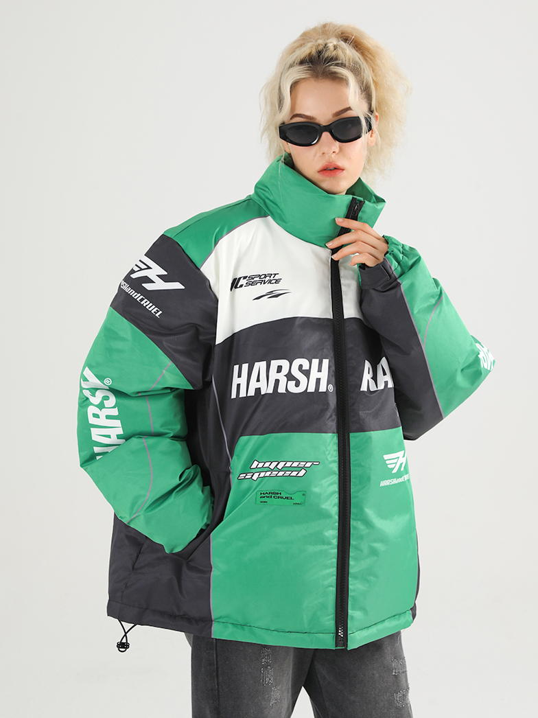 Harsh and Cruel Retro Motorcycle Racing Jacket