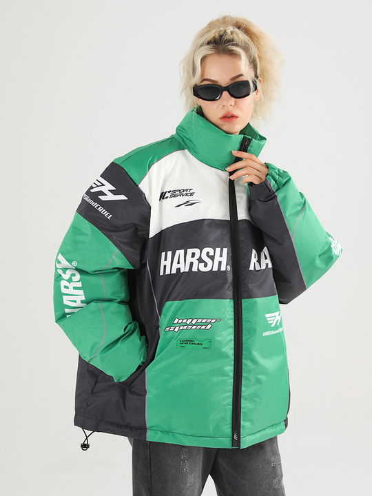 Harsh and Cruel Retro Motorcycle Racing Jacket