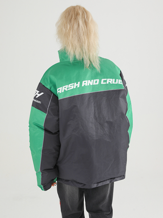 Harsh and Cruel Retro Motorcycle Racing Jacket